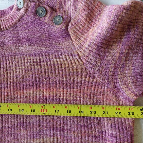 Dex  Space Dyed Button Detail Sweater Women's XL. - Picture 6 of 7